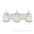 One Lite E26 Cone Clear Glass Vanity Light